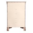 Glory Furniture Louis Phillipe 5-Drawers Bedroom Chest in Cappuccino