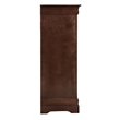 Glory Furniture Louis Phillipe 5-Drawers Bedroom Chest in Cappuccino