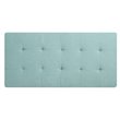 Glory Furniture Riveredge Twill Fabric Milan Ottoman in Teal