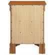 Glory Furniture Louis Phillipe 3 Drawer Nightstand in Oak