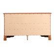 Glory Furniture Louis Phillipe 6 Drawer Dresser in Oak