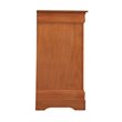 Glory Furniture Louis Phillipe 6 Drawer Dresser in Oak