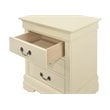 Glory Furniture Louis Phillipe 3 Drawer Nightstand in Beige