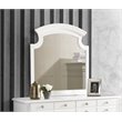 Glory Furniture Summit Wood Veneer Bedroom Mirror in White