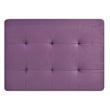 Glory Furniture Malone Microsuede Ottoman in Purple