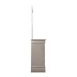 Glory Furniture Lorana 6-Drawers Bedroom Dresser in Silver Champagne