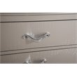 Glory Furniture Lorana 6-Drawers Bedroom Dresser in Silver Champagne