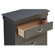 Glory Furniture Lorana 5-Drawers Bedroom Chest in Charcoal