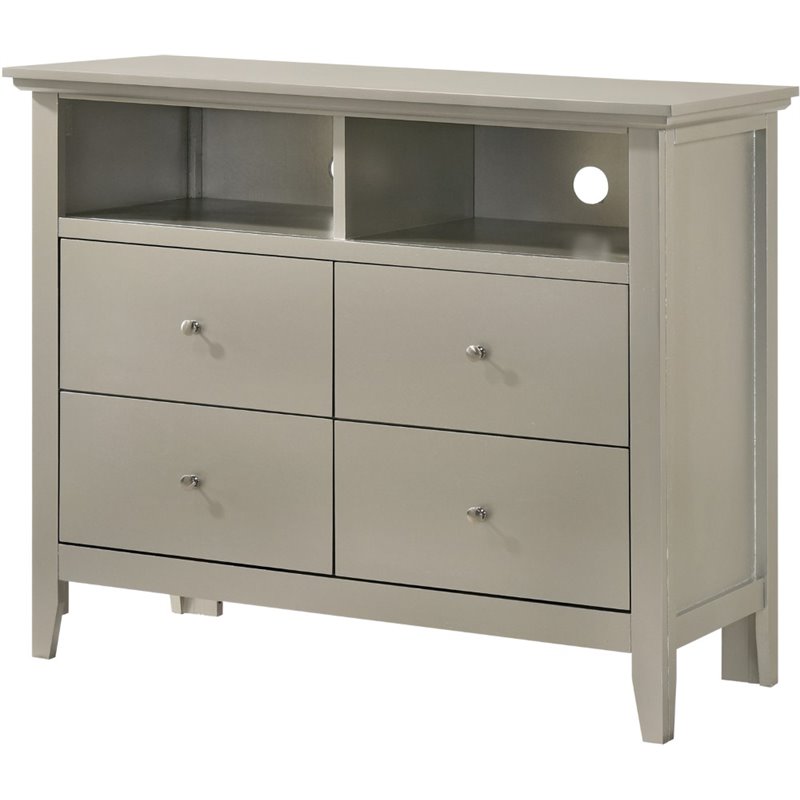 TV Stands In Silver Silver TV Stand Cymax Com   2153277 L 