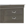Glory Furniture Lorana 6-Drawers Bedroom Dresser in Charcoal