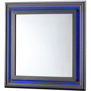 Glory Furniture Lorana Mirror in Charcoal