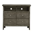 Glory Furniture Hammond 4 Drawer TV Stand in Gray