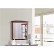 Glory Furniture Hammond Mirror in Cappuccino