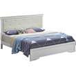 Glory Furniture Lorana King Sleigh Bed in Pearl White