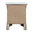Glory Furniture Lorana 2 Drawer Nightstand in Pearl White