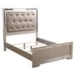 Glory Furniture Alana Full Bed in Silver Champagne