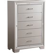 Glory Furniture Alana Chest in Silver Champagne