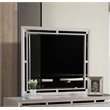 Glory Furniture Alana Mirror in Silver Champagne