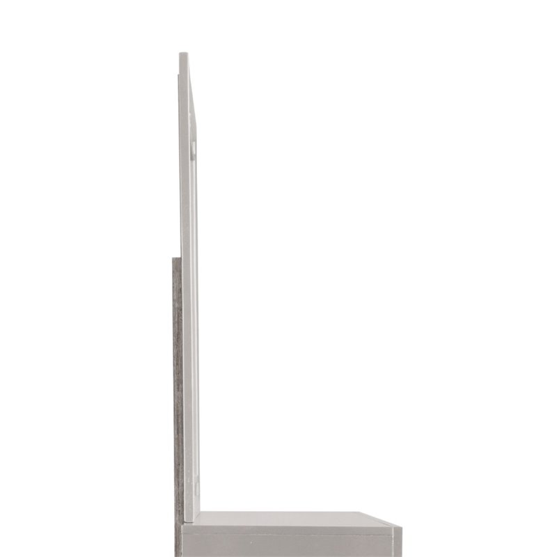 Glory Furniture Alana Mirror in Silver Champagne