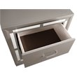 Glory Furniture Alana Nightstand in Silver Champagne
