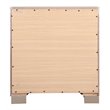 Glory Furniture Alana Nightstand in Silver Champagne