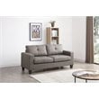 Glory Furniture Newbury Twill Fabric Modular Sofa in Gray