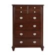 Glory Furniture Summit 5-Drawers Bedroom Chest in Cappuccino