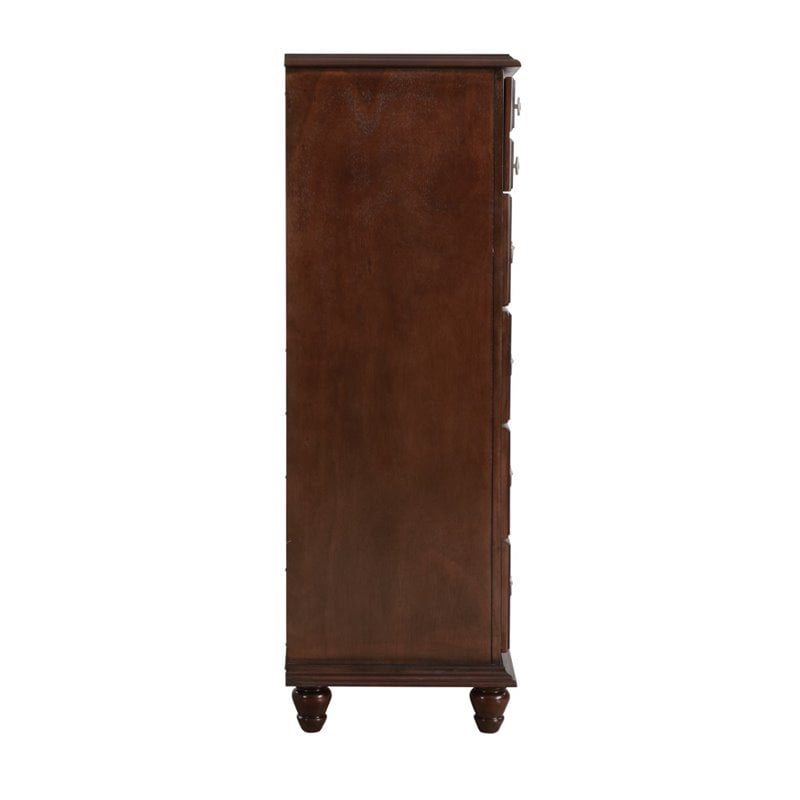 Glory Furniture Summit 5-Drawers Bedroom Chest in Cappuccino