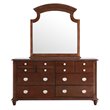 Glory Furniture Summit 6-Drawers Bedroom Dresser in Cappuccino