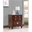 Glory Furniture Summit 2 Drawer Nightstand in Cappuccino