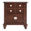 Glory Furniture Summit 2 Drawer Nightstand in Cappuccino