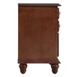 Glory Furniture Summit 2 Drawer Nightstand in Cappuccino