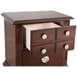 Glory Furniture Summit 2 Drawer Nightstand in Cappuccino