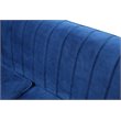 Glory Furniture Delray Velvet Sofa in Navy Blue
