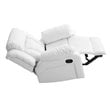 Glory Furniture Daria Faux Leather Rocker Recliner in White