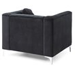 Glory Furniture Delray Velvet Chair in Black