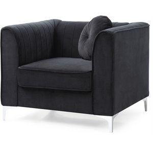 glory furniture delray velvet chair