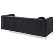Glory Furniture Delray Velvet Sofa in Black