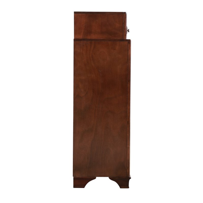 Glory Furniture LaVita 6-Drawers Bedroom Chest in Cappuccino