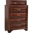 Glory Furniture LaVita 6-Drawers Bedroom Chest in Cappuccino