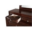 Glory Furniture LaVita 10 Drawer Dresser in Cappuccino