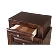 Glory Furniture LaVita 3 Drawer Nightstand in Cappuccino