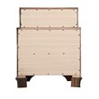 Glory Furniture LaVita 3 Drawer Nightstand in Cappuccino