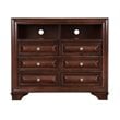 Glory Furniture LaVita 6 Drawer TV Stand in Cappuccino