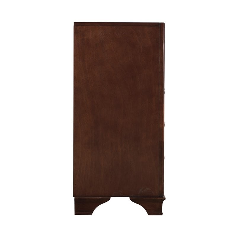 Glory Furniture LaVita 6 Drawer TV Stand in Cappuccino