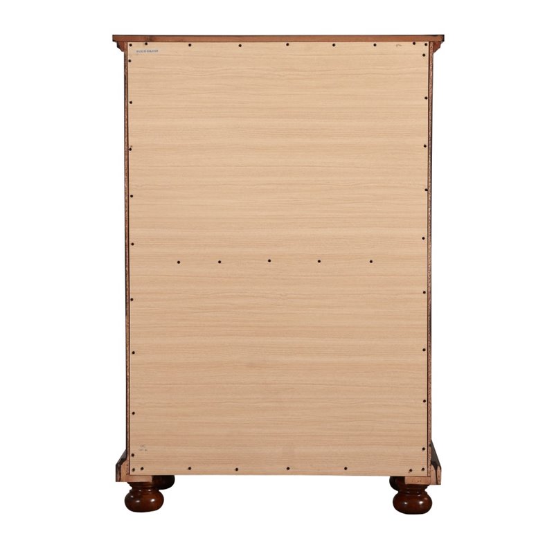 Glory Furniture Meade 5-Drawers Bedroom Chest in Cherry