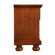 Glory Furniture Meade 2 Drawer Nightstand in Cherry