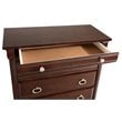 Glory Furniture Triton 6-Drawers Bedroom Chest in Cappuccino