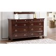 Glory Furniture Triton 8-Drawers Bedroom Dresser in Cappuccino
