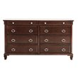 Glory Furniture Triton 8-Drawers Bedroom Dresser in Cappuccino